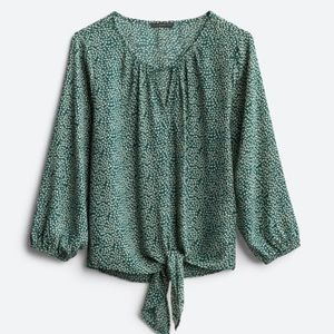 West Kei Casiya Tie Front Blouse size S